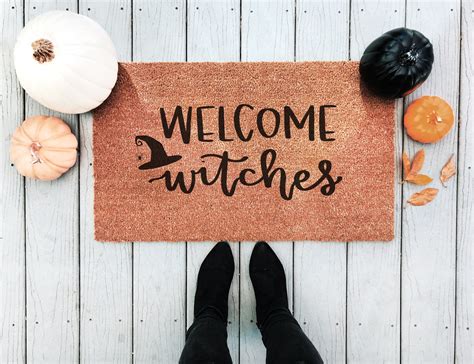 Witch Please Doormat Fusion: Combining Witchcraft and Interior Design